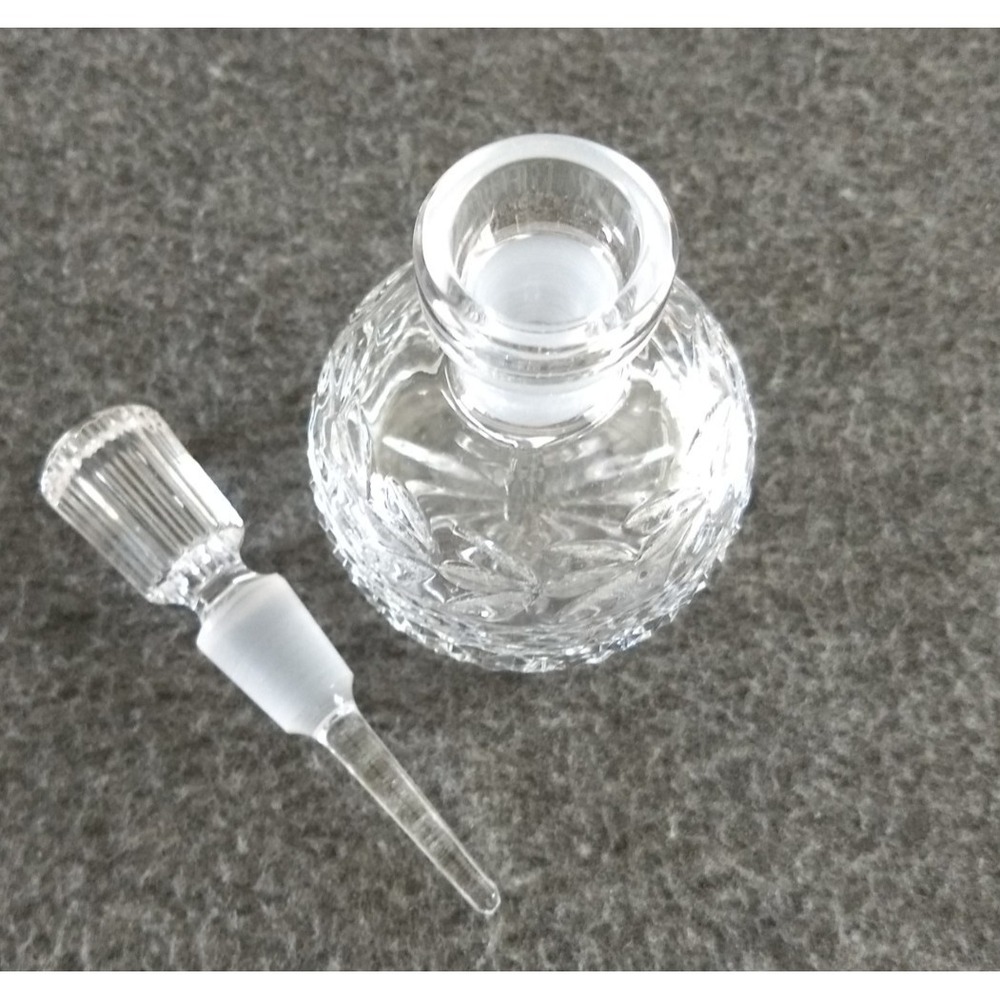 Vintage Waterford Crystal Glandore Perfume Bottle & Stopper Hand Blown Decanter - Picture 7 of 16